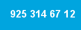 925 314 67 12 925 314 67 12